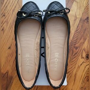 Aldo womens bondar ballet flats, black, size 7